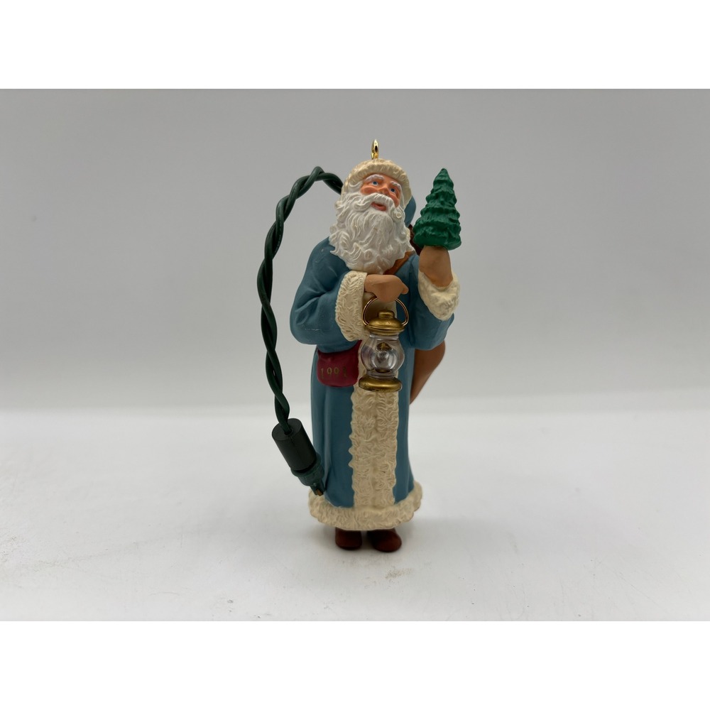 Hallmark Keepsake Ornament 1991 Vintage Father Christmas Magic Flickering Light